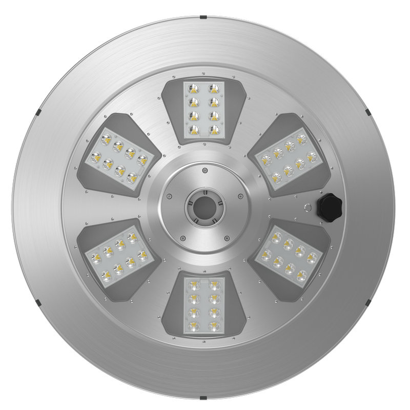 80 W Mastaufsatz-Solar-Gartenleuchte