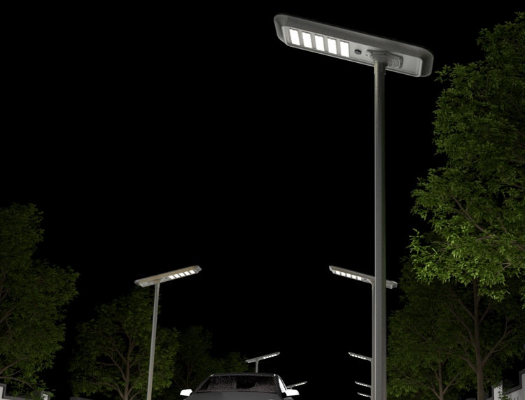 210w all in one solar street light