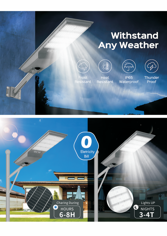 25w integrated solar street light